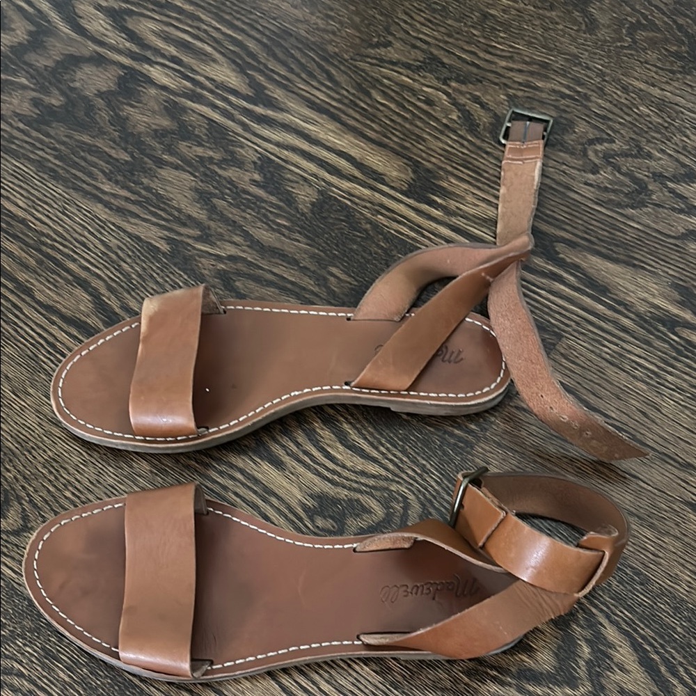 Madewell size 8.5 Brown Leather Sandals